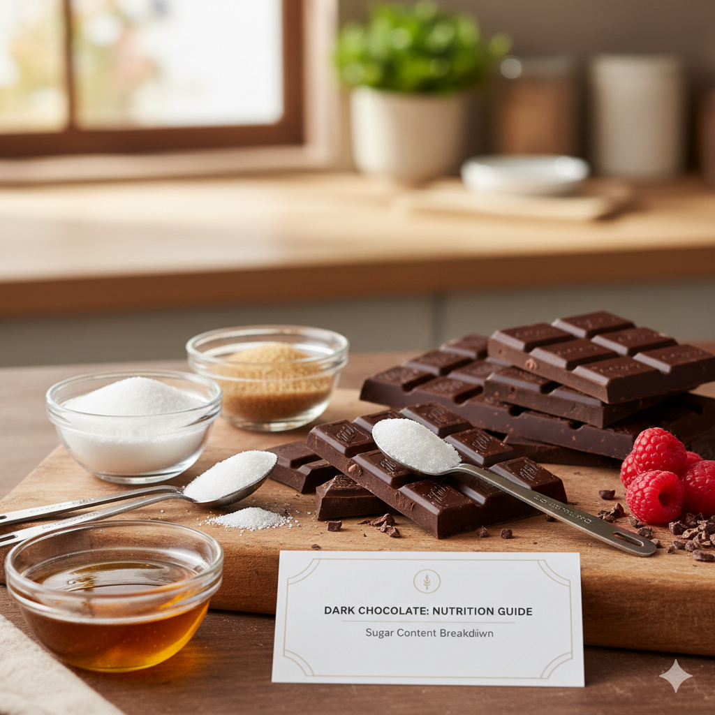 How Much Sugar is in Dark Chocolate: Complete Nutrition Guide