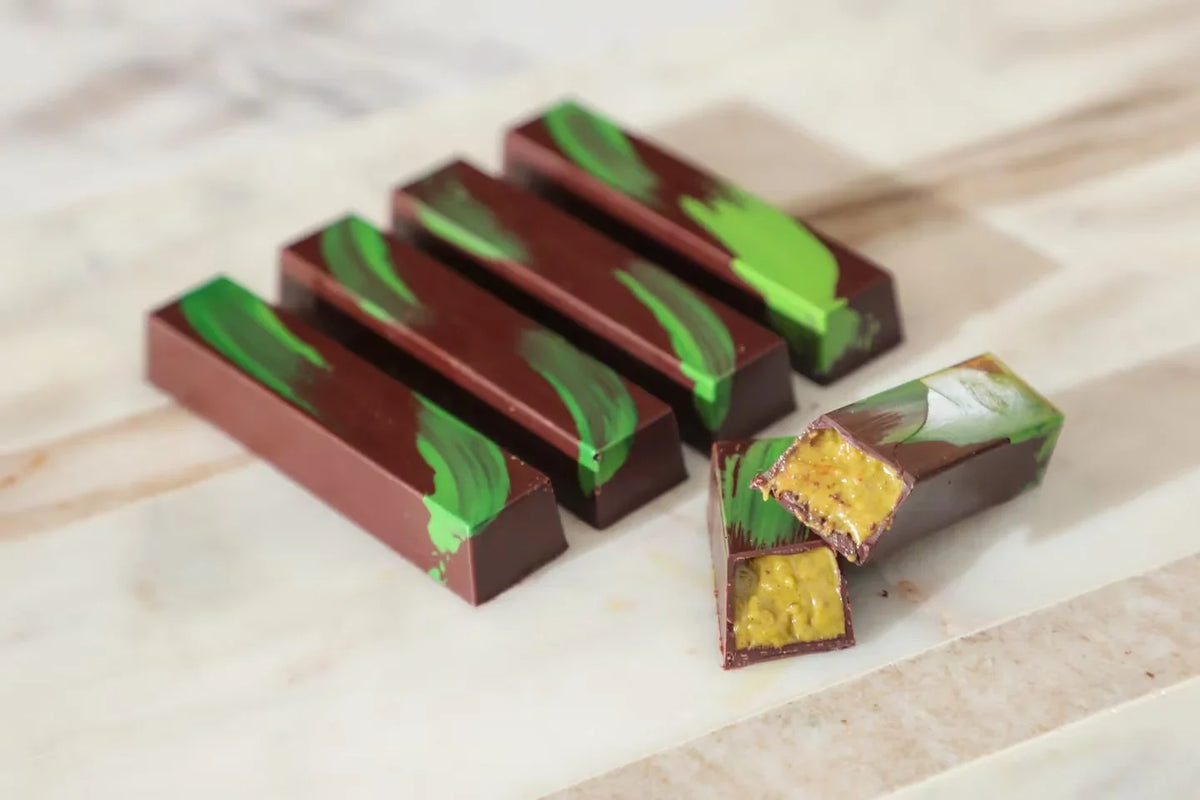 Dubai Chocolate Bar Recipe: Pistachio Kataifi Filling in a Tempered Shell