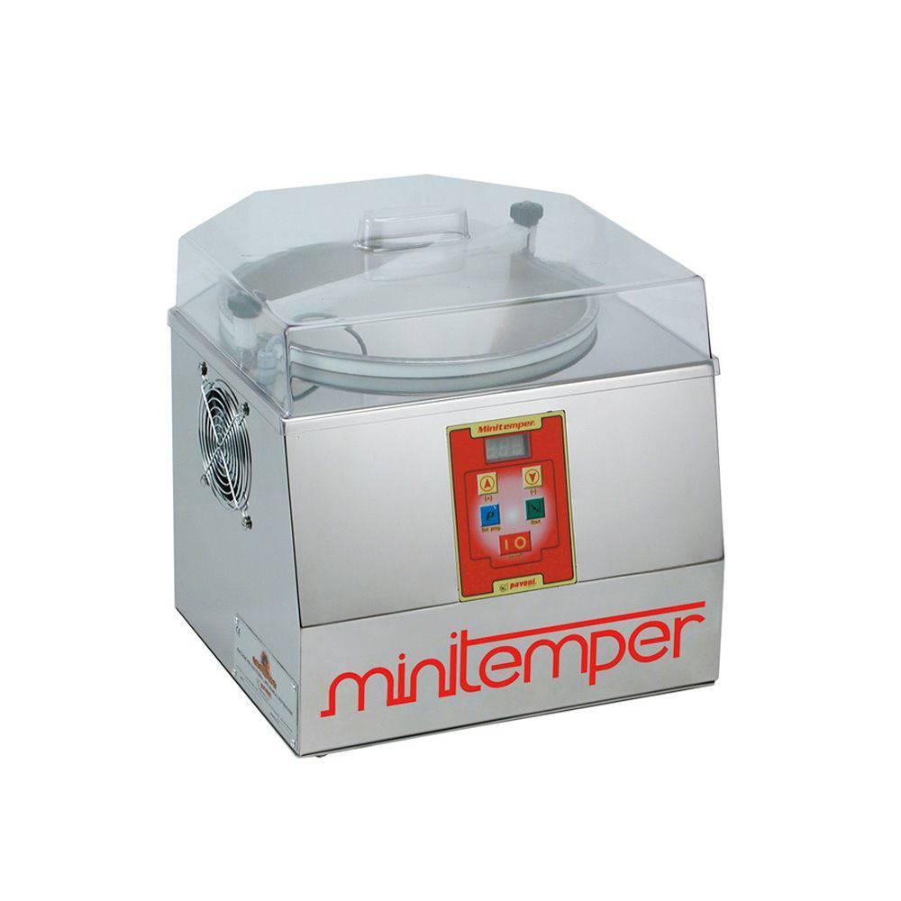 MiniTemper tempering machine with transparent cover