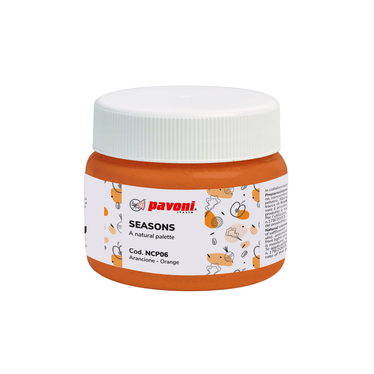 Pavoni Seasons natural colour paste jar – NCP06