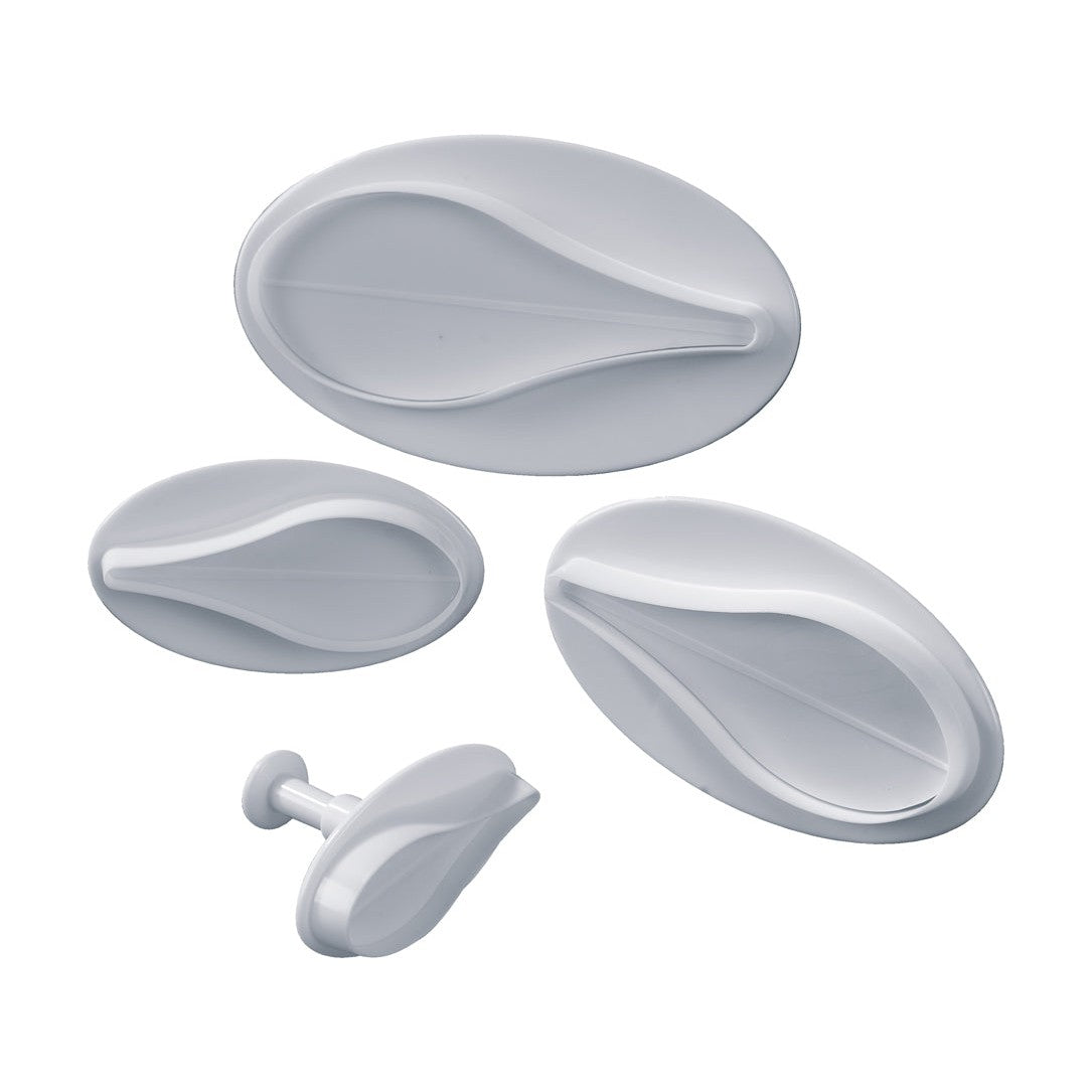 Hibiscus Petal Plunger Cutter Set – 4-Piece Kit – 40-W051S