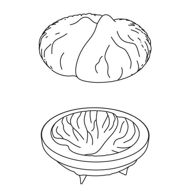 KE056S - 3D Pavocake mould MARRON Cédric Grolet  Ø 180 x h 70 mm - vol. 1140 ml - Zucchero Canada