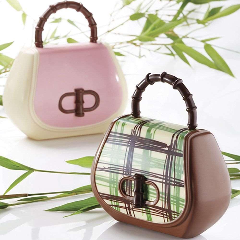 KT145 BAMBOO handbag - Thermoformed chocolate mould - Zucchero Canada