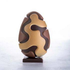 Thermoformed chocolate mold FLOW CHOCOLATE EGG Vallée KT196 - Zucchero Canada