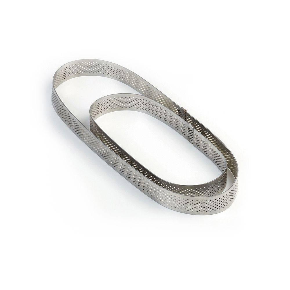 XFO299020 - Oval microperforated stainless steel bands 290 x 90 x h 20 mm - 6/8
servings - Zucchero Canada