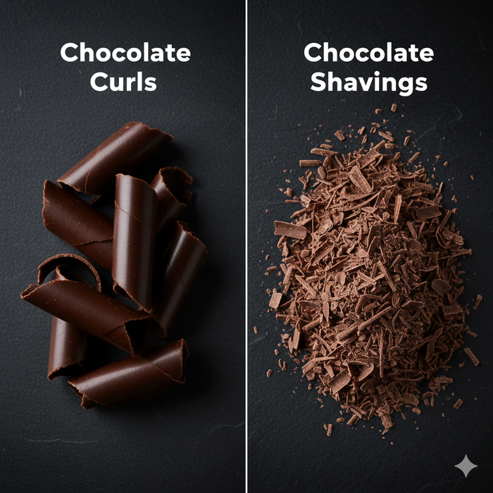 Chocolate Curls vs Shavings: The Difference and How to Make Each