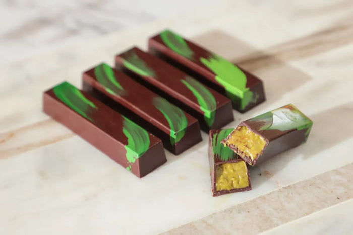Dubai Chocolate Bar Recipe: Pistachio Kataifi Filling in a Tempered Shell