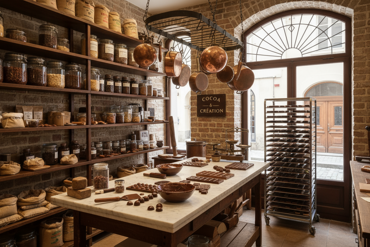 Artisan chocolate lab