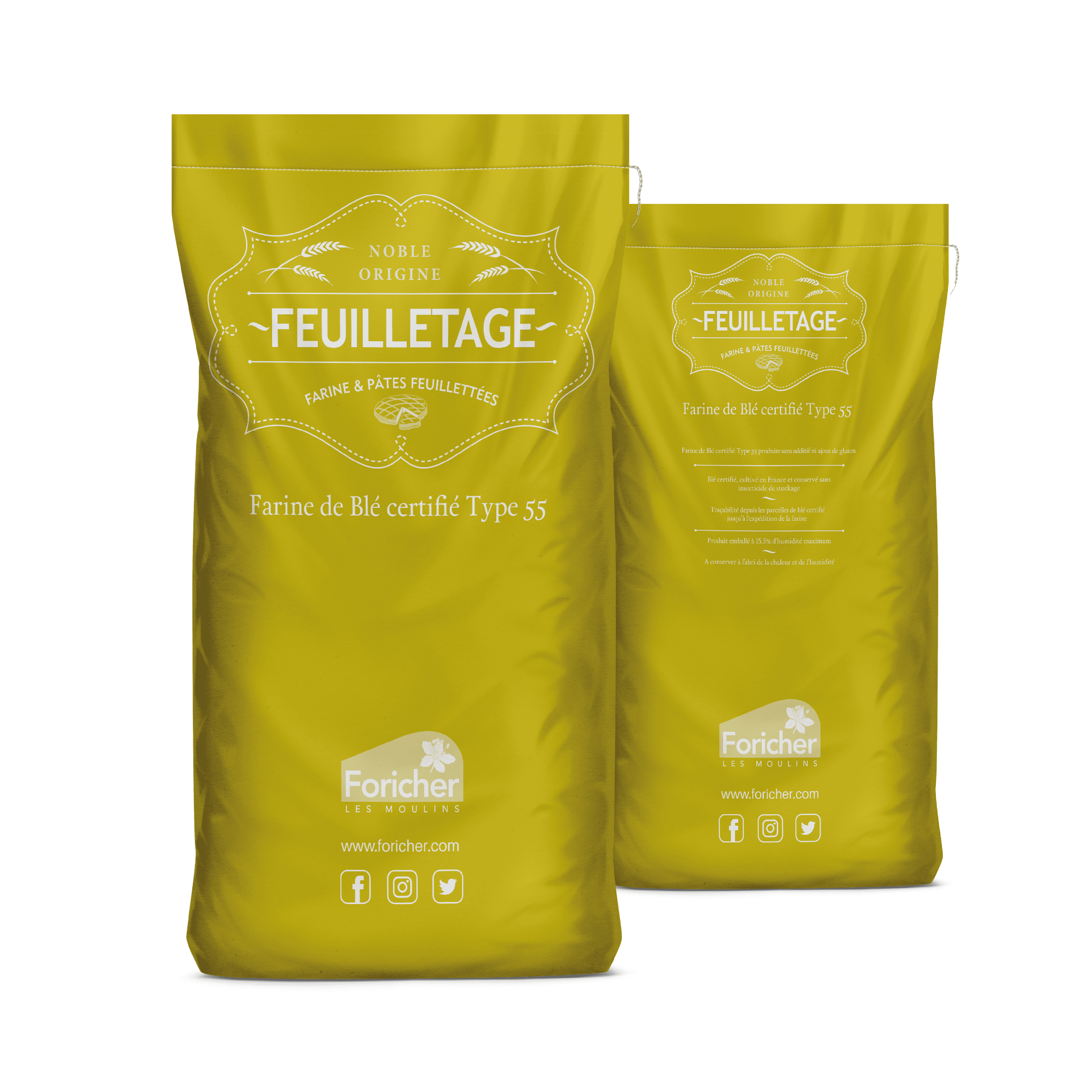 French puff pastry flour feuilletage