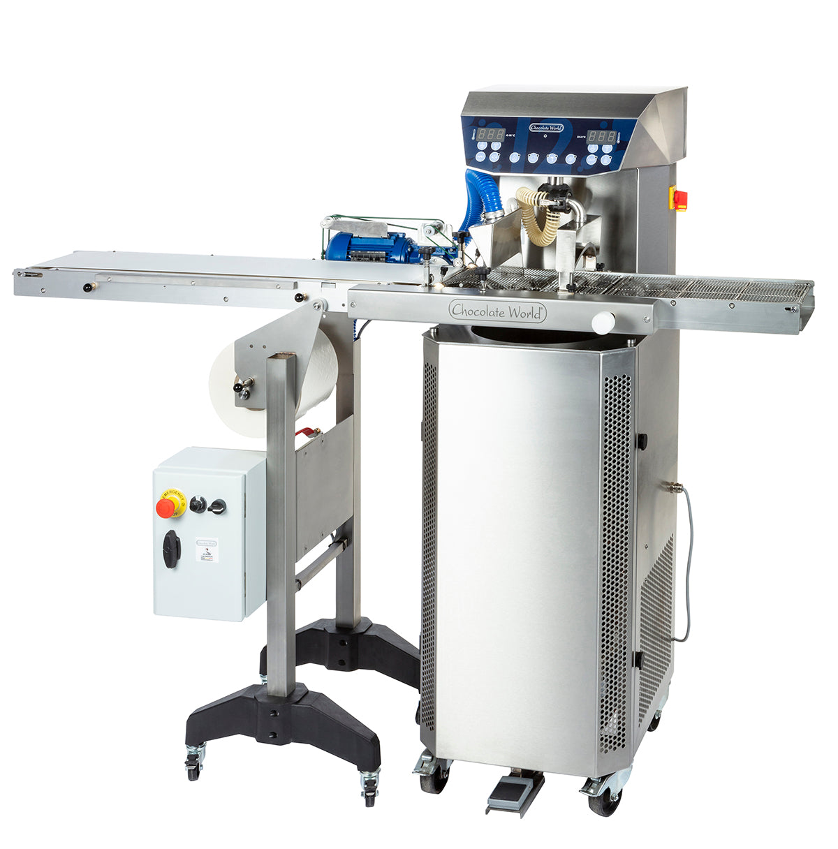 Enrobing Line (180 mm) – Double Chocolate Curtain – Chocolate World