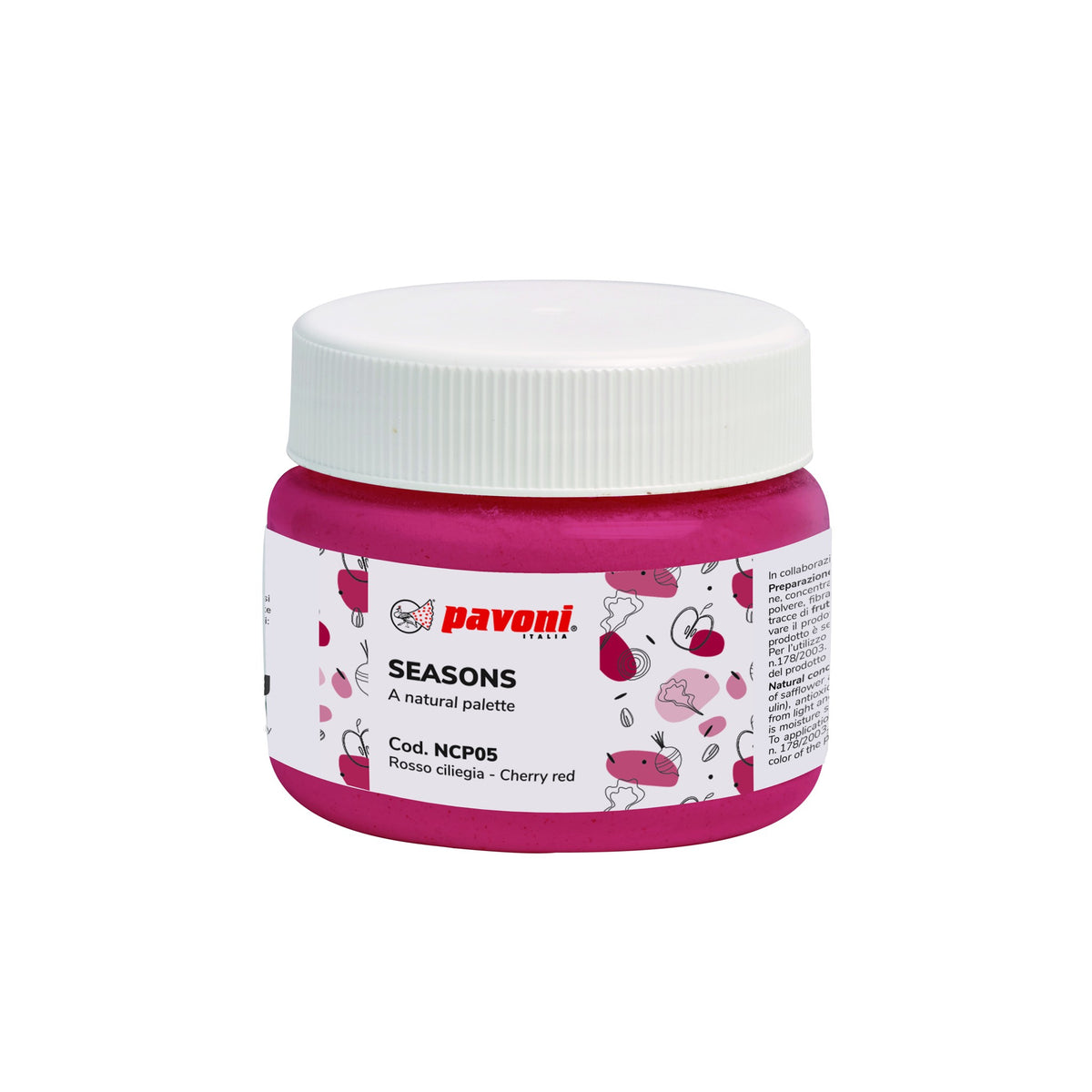 Pavoni Seasons natural colour paste jar – NCP05