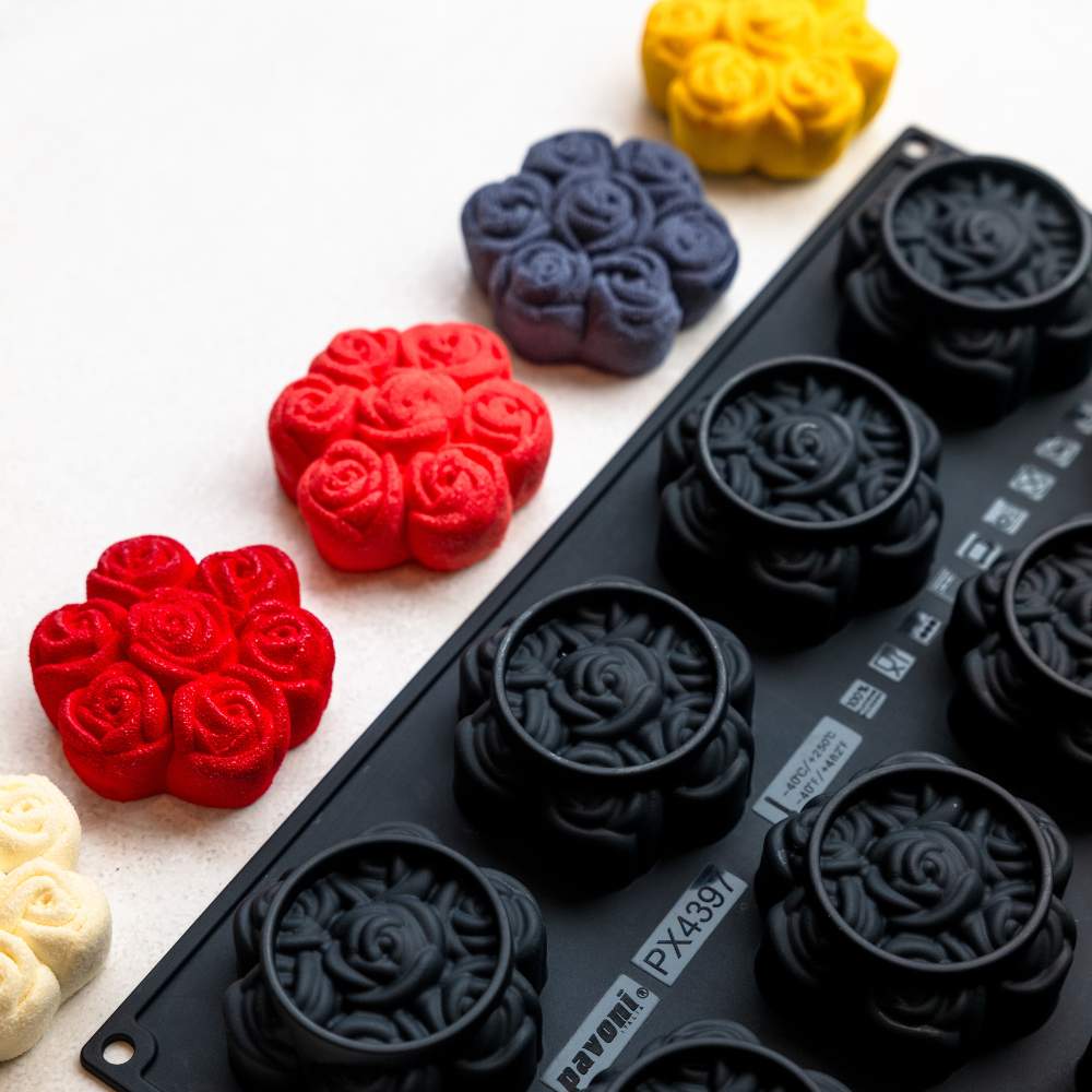 3D PAVOFLEX Silicone Mold "Bouquet de Roses" - Cédric Grolet