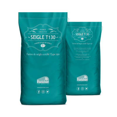 Farine de seigle française Terroir T130 (25kg)