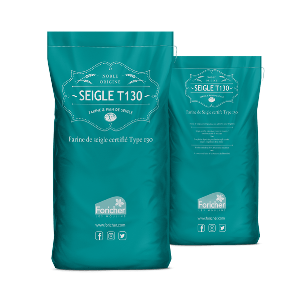 Farine de seigle française Terroir T130 (25kg)