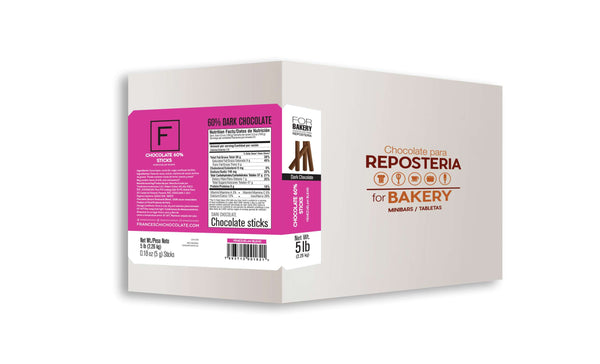 Dark Chocolate Venezuelan Blend 55% Sticks 2.27 Kg (5 lb)