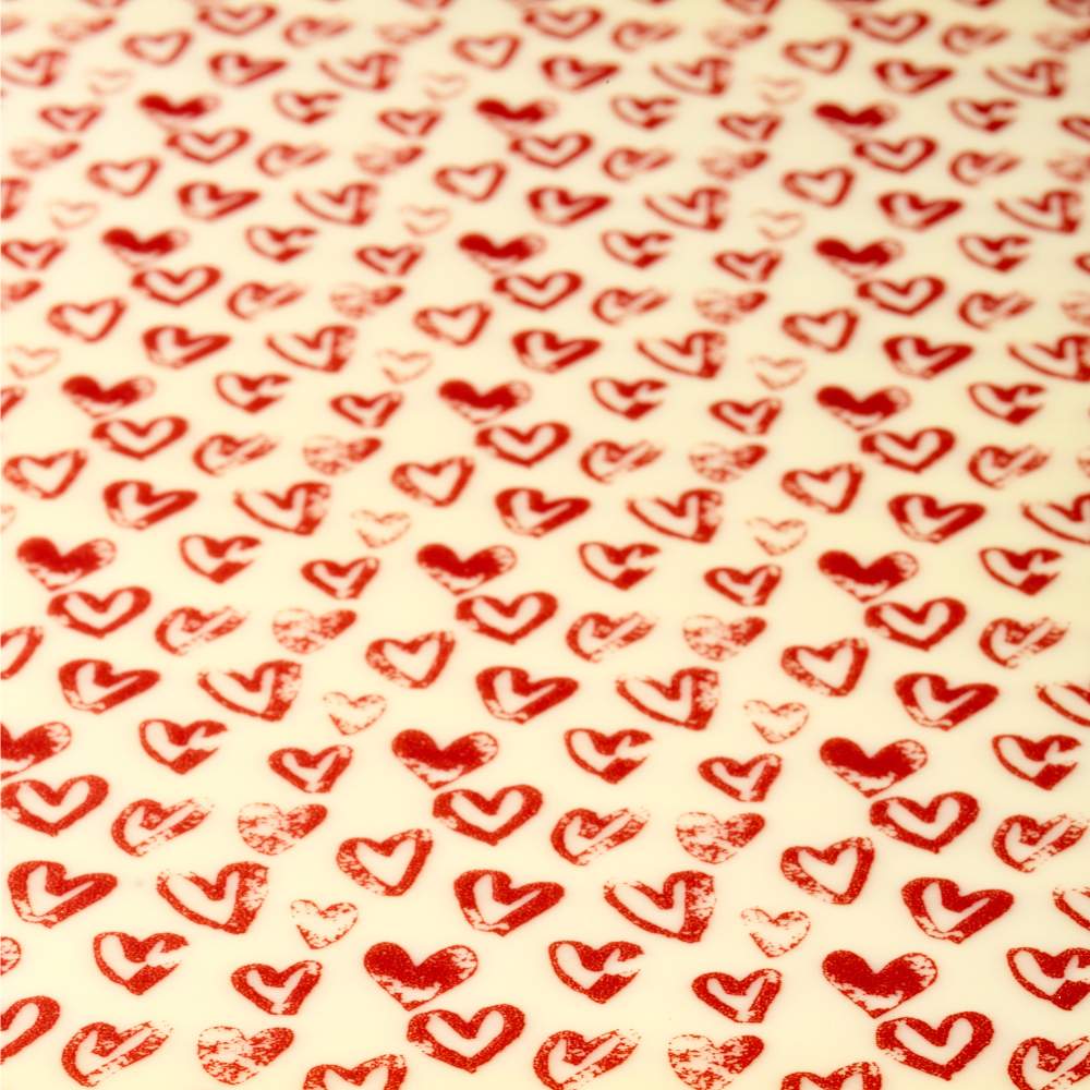 Transfer Sheets "Hearts" - 30 units