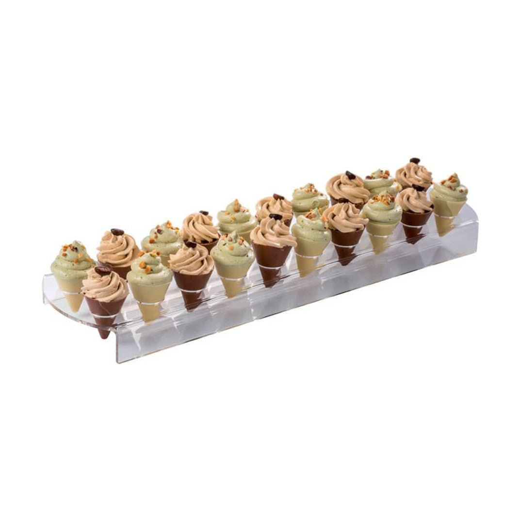 ESPO20GU001 - PLEXIGLASS SMALL CONES DISPLAY - Zucchero Canada
