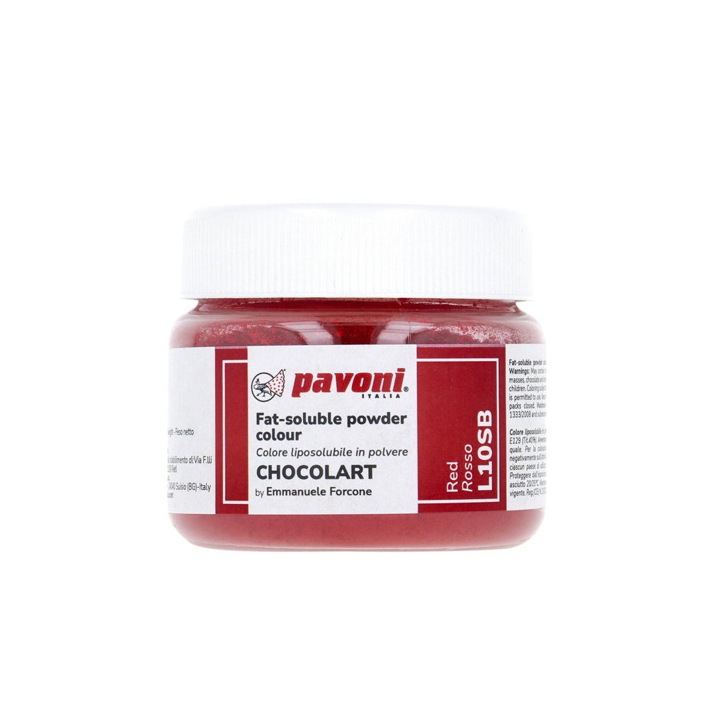 Red Fat-soluble powder 40g - Chocolart