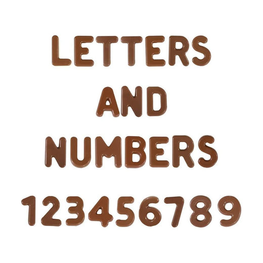 Letters and Numbers Polycarbonate Chocolate Mold – MA3005