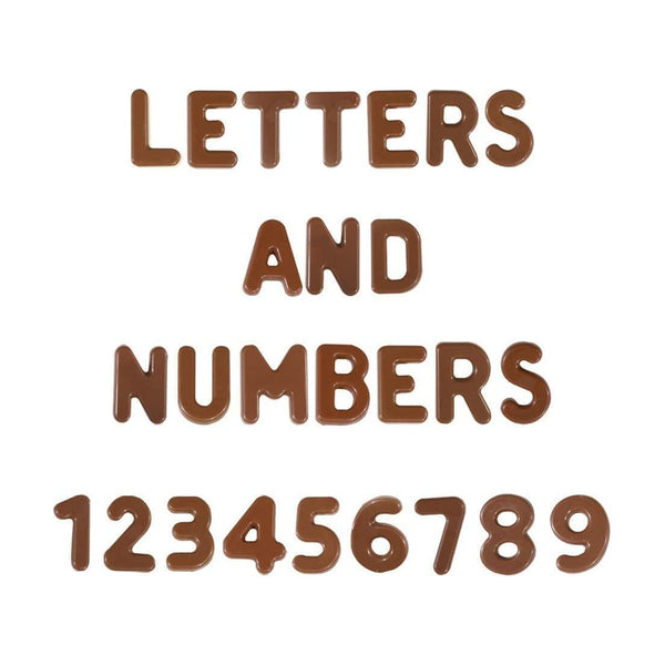 Letters and Numbers Polycarbonate Chocolate Mold – MA3005