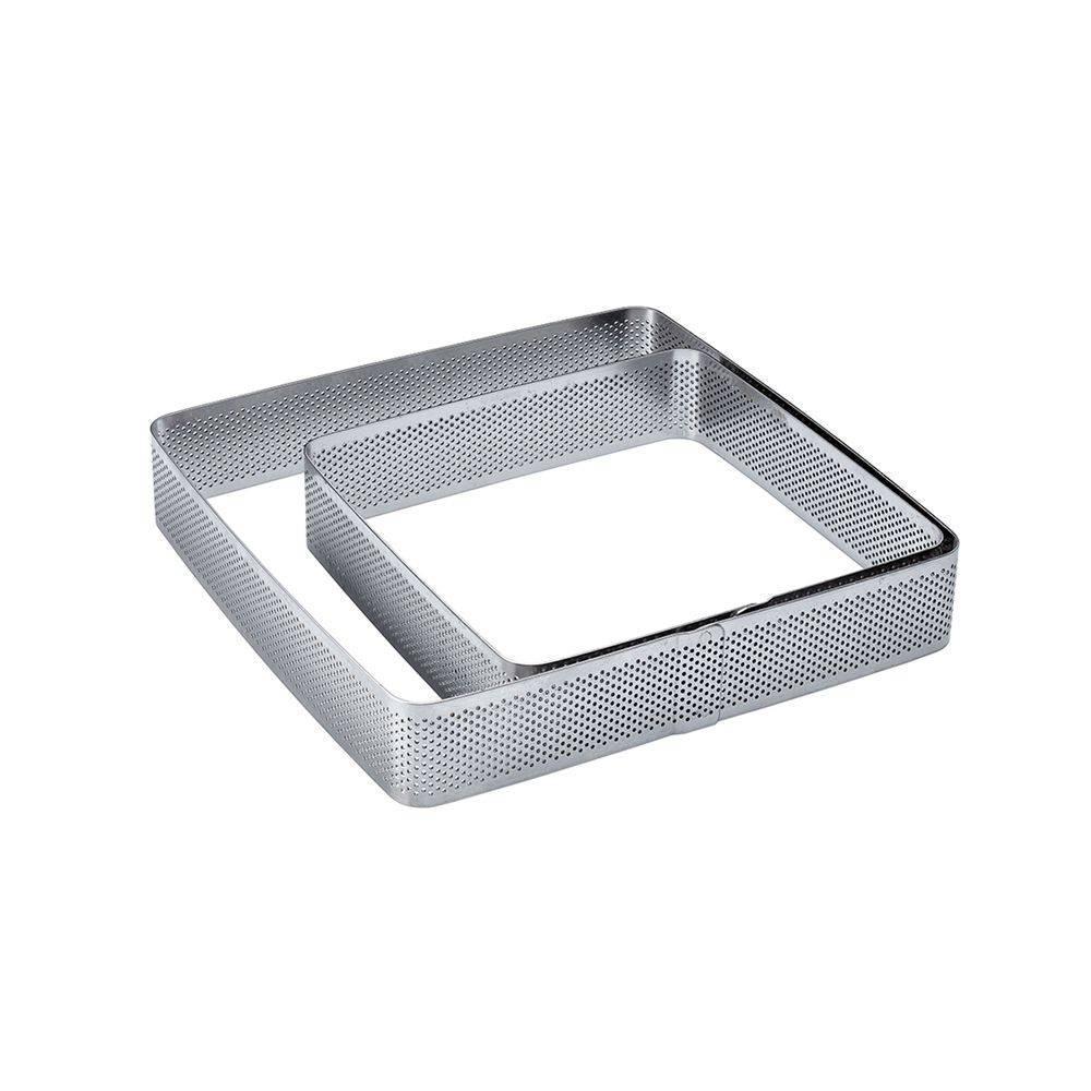 XF05 - Square microperforated stainless steel bands with rounded corners
150 x 150 x h 35 mm - 2/4 servings - Zucchero Canada