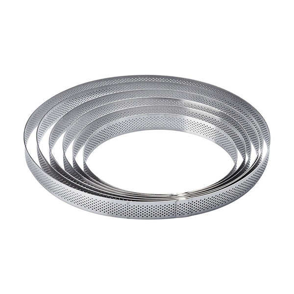 Round Perforated Tart Ring XF2320