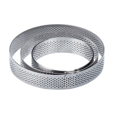 Round Perforated Tart Ring XF7020